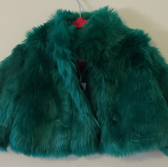 Nwt Janie And Jack Faux Fur Coat 2t 